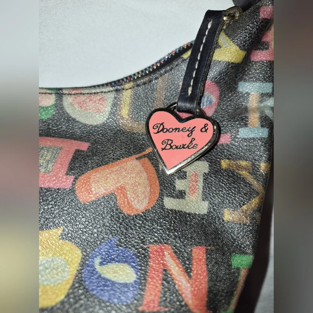 Vintage Y2k Dooney & Bourke Multicolor Hobo Bag